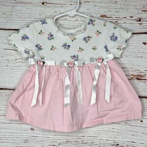 Vintage Evy Bow Dress 12 months